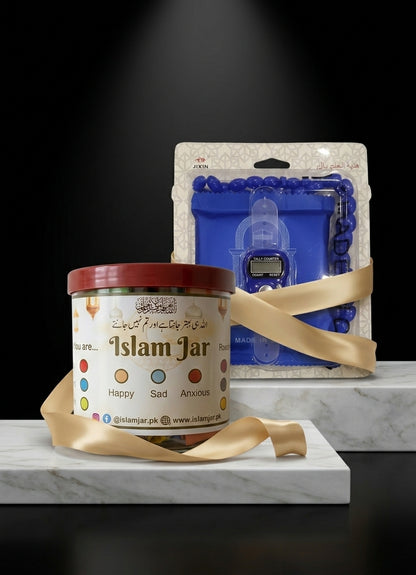 Daily Essential Bundle ( Prayer Travel Kit + Islam Jar )